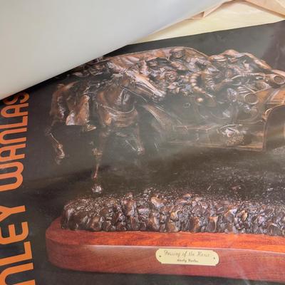 (5) Stanley Wanless, Posters of his Sculptures, Automotive style. 