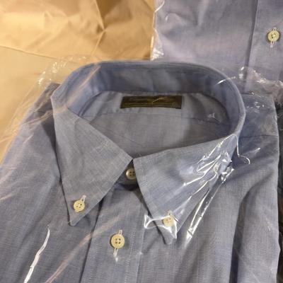 (5) NEW Mostly 17-1/2 - 36 Men's BUTTON DOWNS NEW 