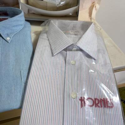 (5) NEW Mostly 17-1/2 - 36 Men's BUTTON DOWNS NEW 