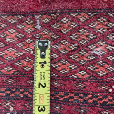 Hand Woven Rug, Turkish, Red