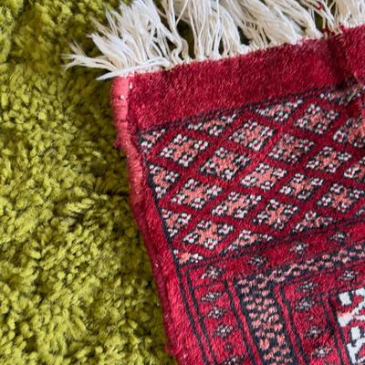 Hand Woven Rug, Turkish, Red
