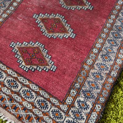 Smaller matching (No. 744)Prayer Carpet in the Same Style.