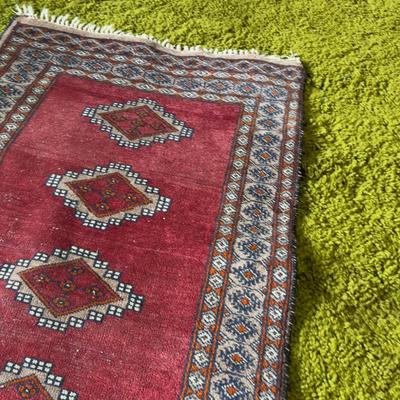 Smaller matching (No. 744)Prayer Carpet in the Same Style.