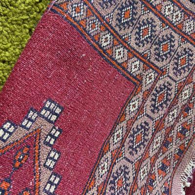 Smaller matching (No. 744)Prayer Carpet in the Same Style.