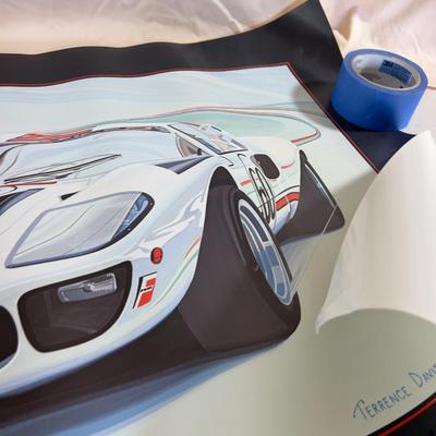 FORD GT 40 by Terrance Davis Dated 1989