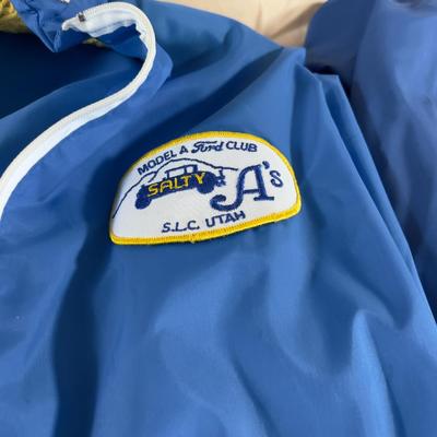 VINTAGE Auto Patch and one Plain, (2) l960's wind breakers WOW!!! 