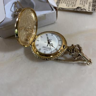 Statue of Liberty Pocket Watch, in Original Box. 