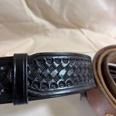 (3) Leather Belts