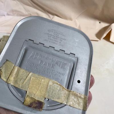 First Security Piggy Bank and Bank Bag