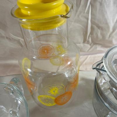 Coffee Pop, Juice Pitcher, and Measuring Cup