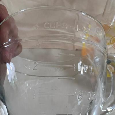 Coffee Pop, Juice Pitcher, and Measuring Cup