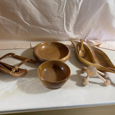 Carved Wood Collection. 