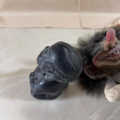 NY FROM Troll Norway & Figurine from Hawaii 