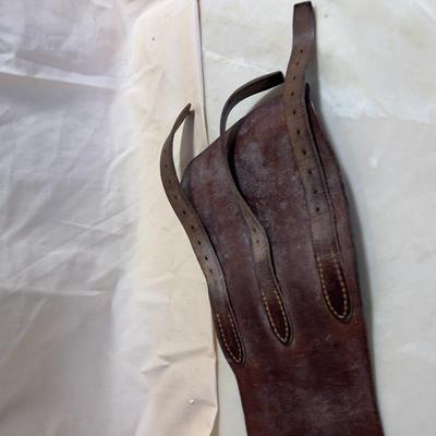 Leather Kidney Belt, Old Timey Weight Belt 