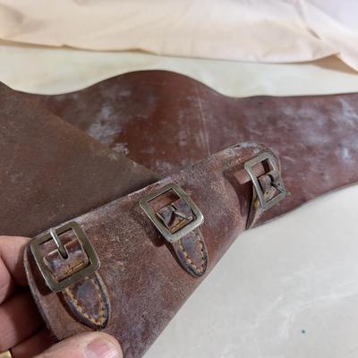 Leather Kidney Belt, Old Timey Weight Belt 