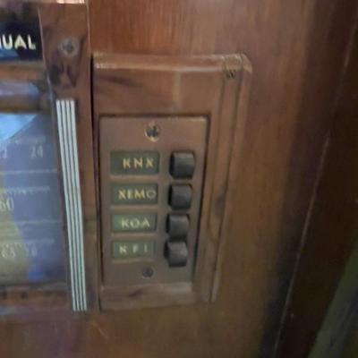 Vintage Tube Cabinet RADIO 