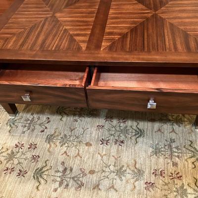Solid wood coffee table