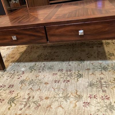 Solid wood coffee table