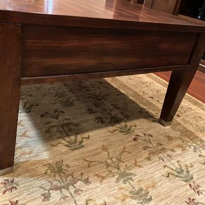 Solid wood coffee table