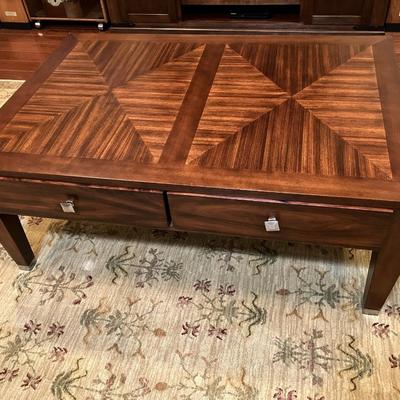 Solid wood coffee table