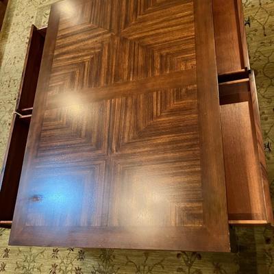Solid wood coffee table
