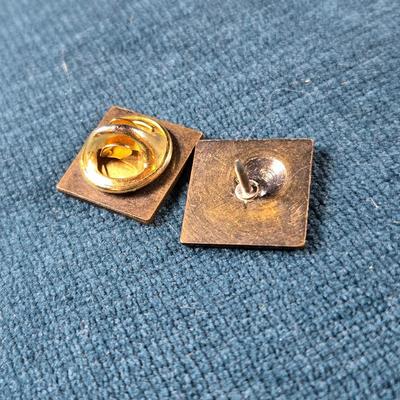 Sale Photo Thumbnail #68: This auction lot is for Cub Scout Lapel Pins. This is a vintage set of Cub Scout Pins.  The Bob Cat is the first level of Cub Scouting.  They are in very good condition, however one is missing the clamp holder for the pin.