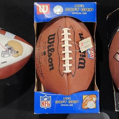 Sale Photo Thumbnail #164: New Wilson NFL Official Size Football lot

Will receive all items pictured as is.