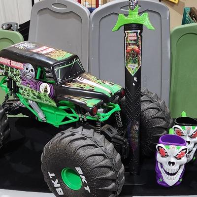 Sale Photo Thumbnail #168: Huge Grave Digger Lot Complete w/ RC car Souviner Cups & Sword

Will receive all items as is. RC car doesn't have remote , but still should work if you are able to get one.