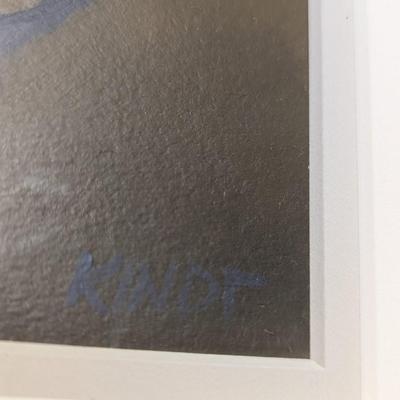 Sale Photo Thumbnail #2152: Framed Signed Landscape Print