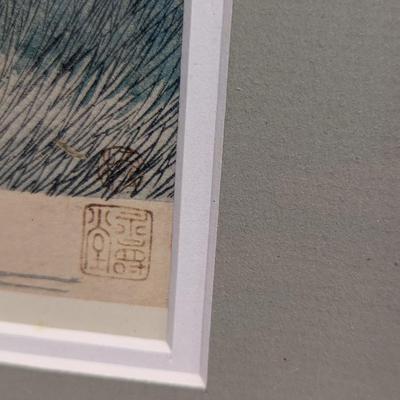 Sale Photo Thumbnail #2175: 15" x 12" Hokusai Caught By The Ejiri Wind Art Print