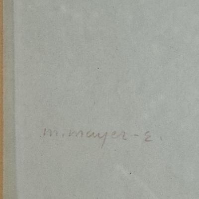 Original Artist Signed Nude Drawing