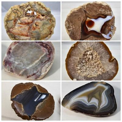 Rhyolite & Agate Slab Specimens (B1-JS)
