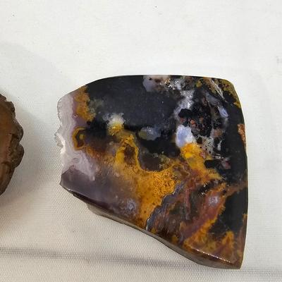 Rhyolite & Agate Slab Specimens (B1-JS)