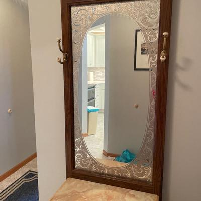 Hall tree with mirror