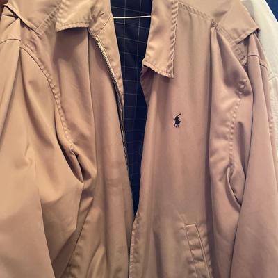 Men’s jackets including vintage Polo