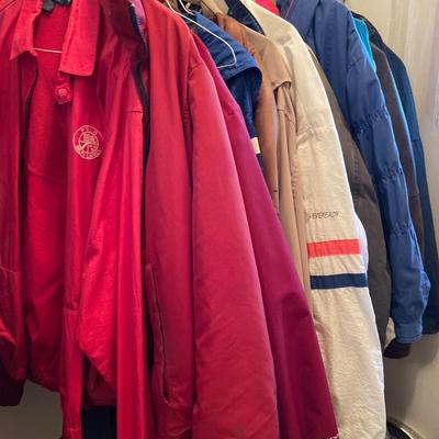 Men’s jackets including vintage Polo
