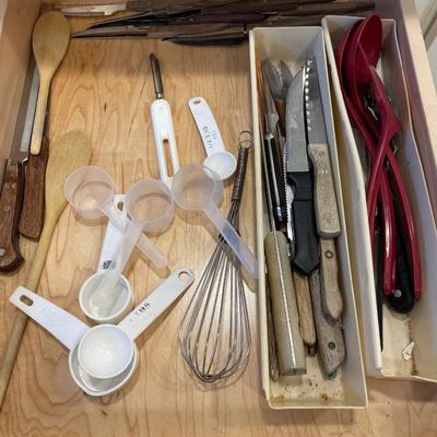 Fun color handle silverware set, kitchen utensils and cuisinart electric knife