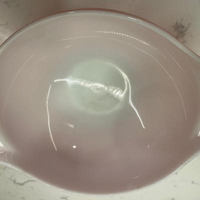 Pink Cinderella Gooseberry Pyrex bowl