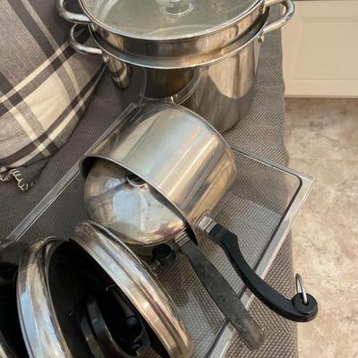 T Fal pots and pans with baking pans