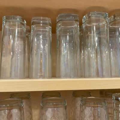 Tall drinking glasses