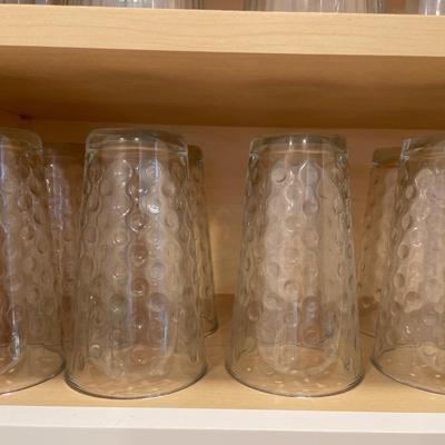 Tall drinking glasses