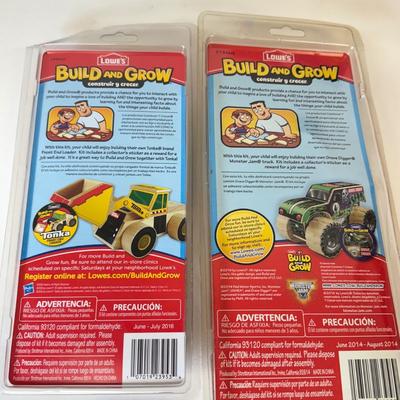 LOT 103: Wooden Building Vehicle Toys
