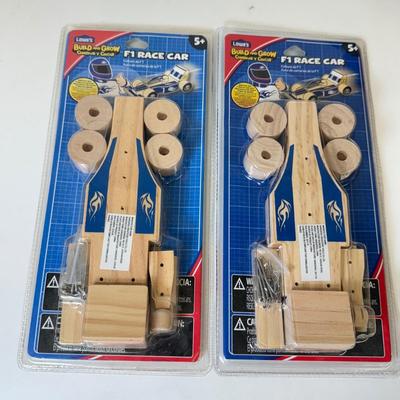 LOT 103: Wooden Building Vehicle Toys
