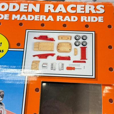 LOT 103: Wooden Building Vehicle Toys