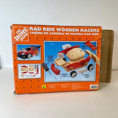 LOT 103: Wooden Building Vehicle Toys