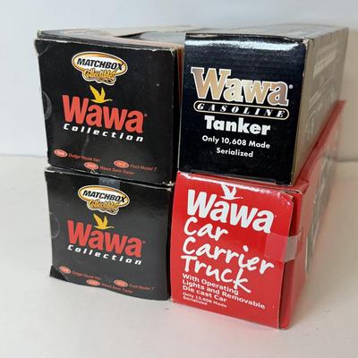 LOT 104: Wawa Tanker Truck, Car Carrier & Matchbox Editions