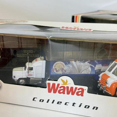 LOT 104: Wawa Tanker Truck, Car Carrier & Matchbox Editions