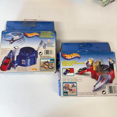 LOT 105: Big Hot Wheels Collection: Packaged Sets, Dewalt Stopwatch & More