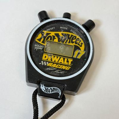 LOT 105: Big Hot Wheels Collection: Packaged Sets, Dewalt Stopwatch & More