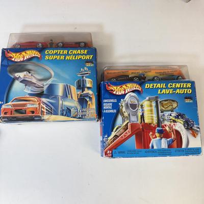 LOT 105: Big Hot Wheels Collection: Packaged Sets, Dewalt Stopwatch & More